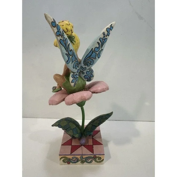 Jim Shore Tinkerbell Figurine Sitting Pretty Disney Showcase Collection Enesco - Picture 3 of 7